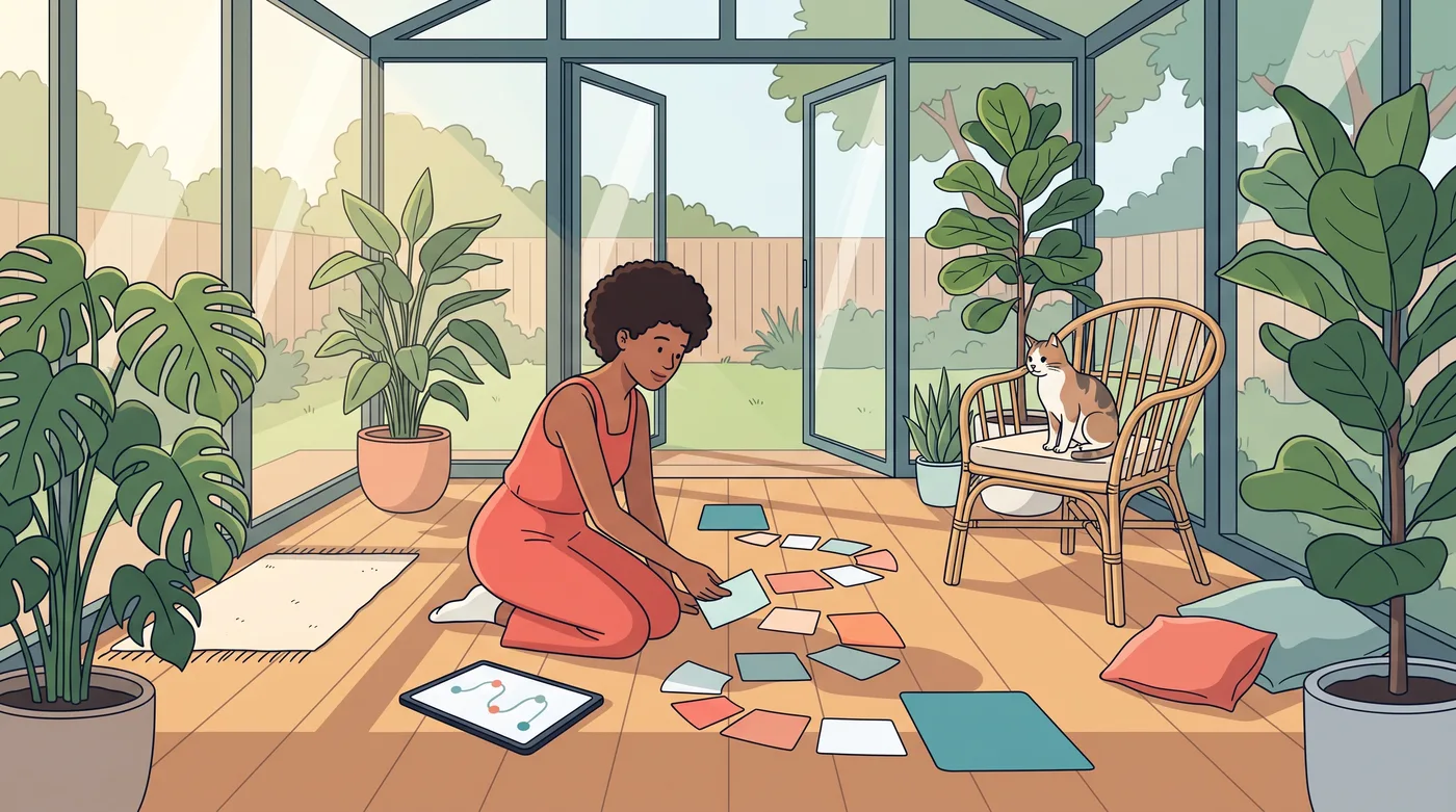 A mentee breaks her goal into milestones